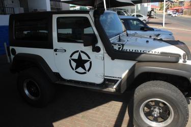 Jeep Wrangler Rubicon in Afghanistan