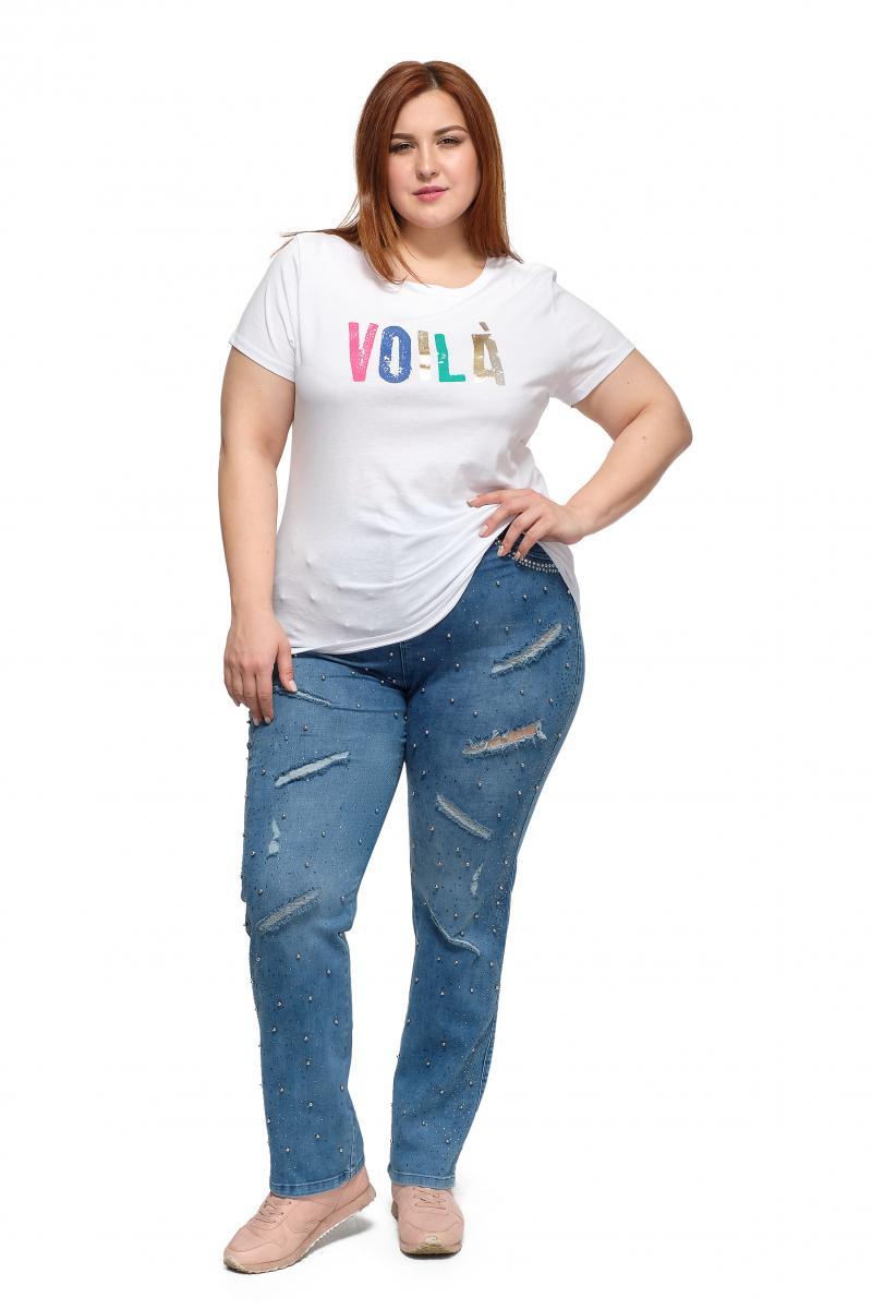 Стильные джинсы больших размеров женские